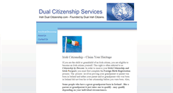 Desktop Screenshot of irishdualcitizenship.com